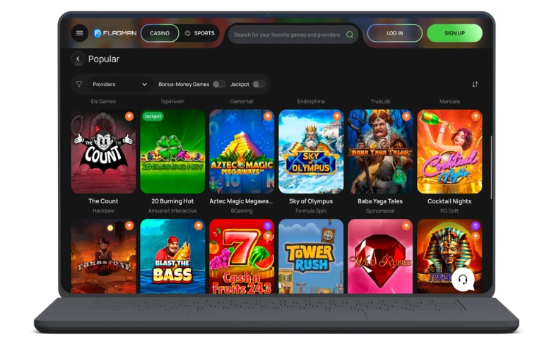 Flagman Casino logi sisse