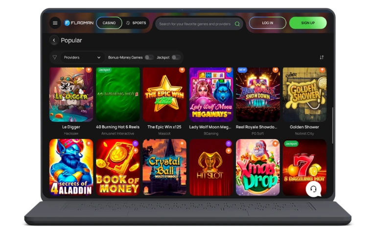 FlagmanCasino logi sisse